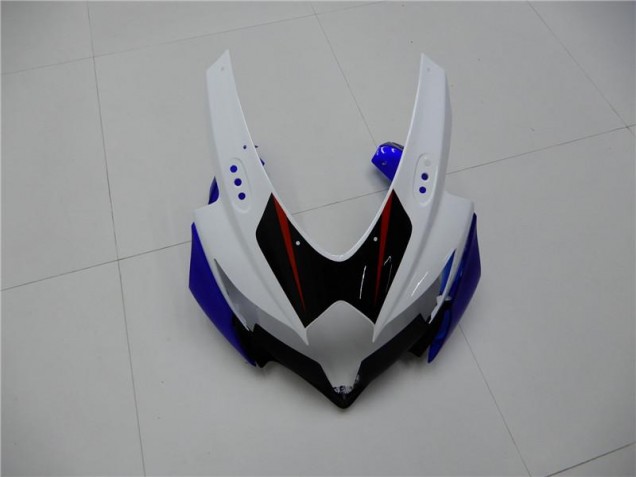 Blanco Azul Kit Completo Carenado Moto GSXR 600 / 750 K8 08-10 Blanco Azul Kit Completo Carenado Moto GSXR 600 / 750 K8 08-10