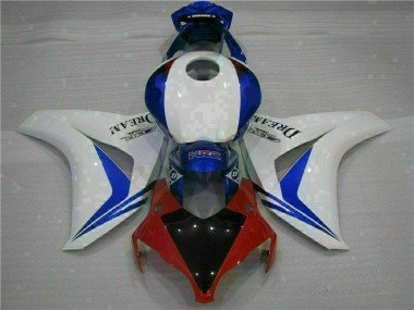 Blanco Azul Kits ABS Carenado Motocicleta CBR 1000 RR 08-11
