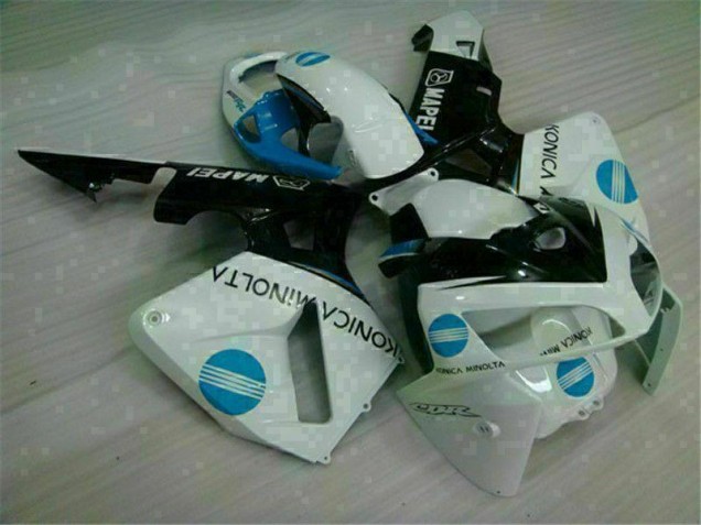 Blanco Azul Moto Plástico CBR 600 RR 05-06 Blanco Azul Moto Plástico CBR 600 RR 05-06