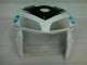 Blanco Azul Moto Plástico CBR 600 RR 05-06 Blanco Azul Moto Plástico CBR 600 RR 05-06