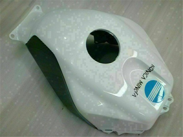 Blanco Azul Moto Plástico CBR 600 RR 05-06 Blanco Azul Moto Plástico CBR 600 RR 05-06