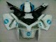 Blanco Azul Moto Plástico CBR 600 RR 05-06 Blanco Azul Moto Plástico CBR 600 RR 05-06