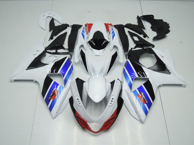 Blanco Azul Negro Carenado Moto GSXR 1000 K9 09-16