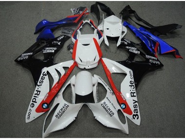 Blanco Azul Rojo Carenado Moto S1000RR 09-14