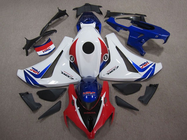 Blanco Azul Rojo HRC Carenados Moto CBR 1000 RR 08-11 Blanco Azul Rojo HRC Carenados Moto CBR 1000 RR 08-11