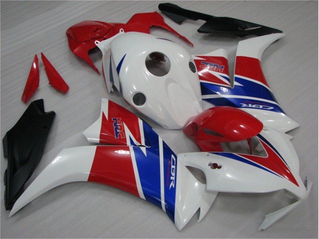 Blanco Azul Rojo Plástica Moto CBR 1000 RR 12-16 Blanco Azul Rojo Plástica Moto CBR 1000 RR 12-16