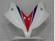 Blanco Azul Rojo Plástica Moto CBR 1000 RR 12-16 Blanco Azul Rojo Plástica Moto CBR 1000 RR 12-16