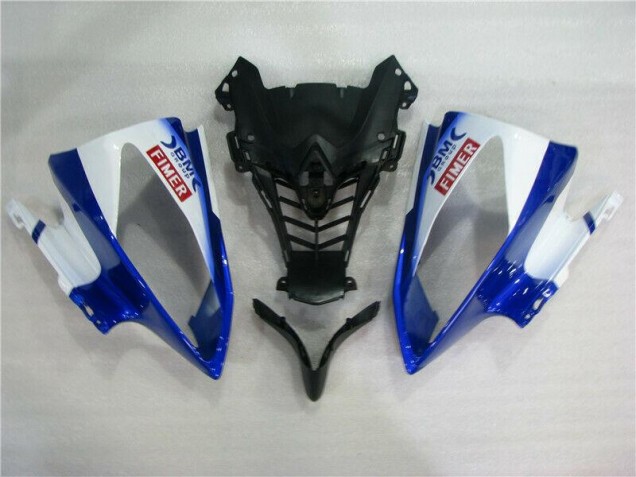 Blanco Azul Sterilgarda Volvo Carenado Moto R6 08-16 Blanco Azul Sterilgarda Volvo Carenado Moto R6 08-16