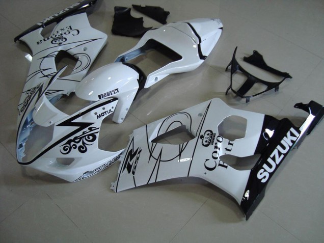 Blanco Corona Carenado Moto GSXR 1000 K3 03-04