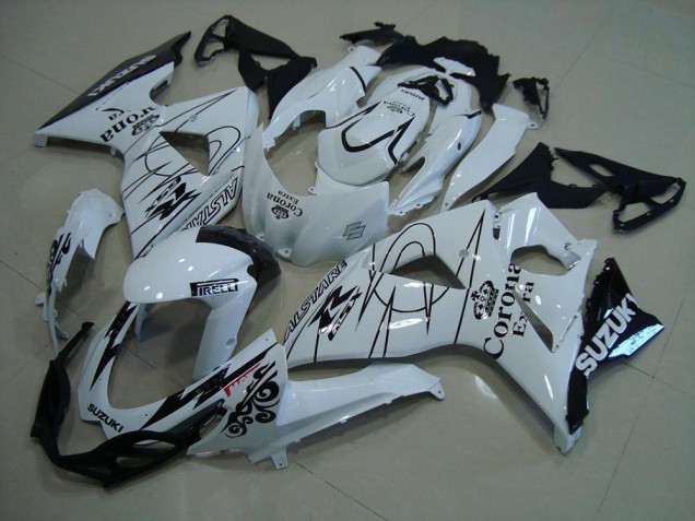 Blanco Corona Carenado Moto GSXR 1000 K9 09-16 Blanco Corona Carenado Moto GSXR 1000 K9 09-16