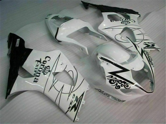 Blanco Kit Completo Carenado Moto GSXR 1000 K3 03-04