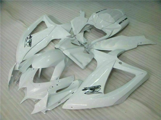 Blanco Kits Completo Carenado Moto ABS GSXR 600 / 750 K8 08-10 Blanco Kits Completo Carenado Moto ABS GSXR 600 / 750 K8 08-10