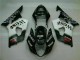 Blanco Negro Carrocería Motocicletas GSXR 1000 K3 03-04