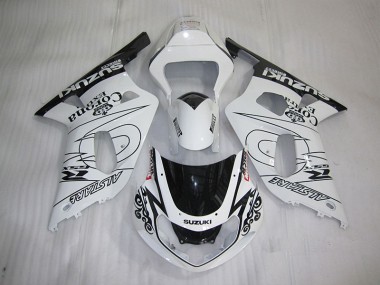 Blanco Negro Corona Extra Carenado Moto GSXR 600 K1 K2 K3 01-03