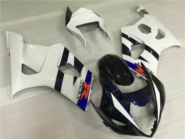 Blanco Negro Kits Carenado Moto GSXR 1000 K3 03-04 Blanco Negro Kits Carenado Moto GSXR 1000 K3 03-04
