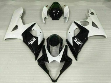 Blanco Negro Kits Completo Carenado Moto ABS GSXR 1000 K5 05-06