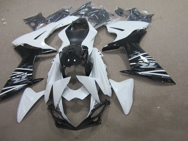 Blanco Negro Kits Completo Carenado Moto GSXR 750 K11 11-21 Blanco Negro Kits Completo Carenado Moto GSXR 750 K11 11-21