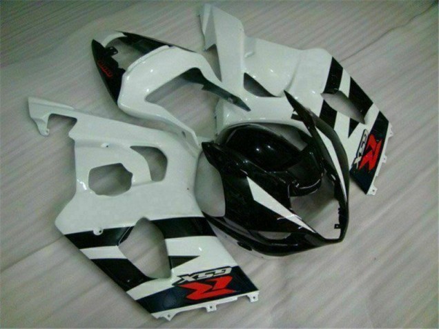 Blanco Negro Moto Plástica GSXR 1000 K3 03-04 Blanco Negro Moto Plástica GSXR 1000 K3 03-04