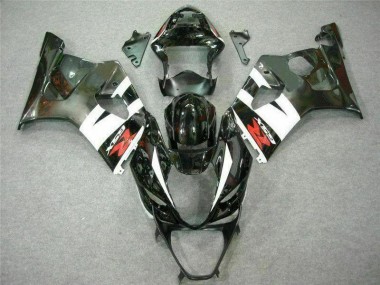 Blanco Negro Moto Plástico GSXR 1000 K3 03-04