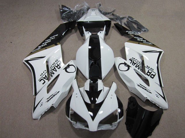 Blanco Negro PRAMAC Carenado Moto CBR 1000 RR 04-05 Blanco Negro PRAMAC Carenado Moto CBR 1000 RR 04-05