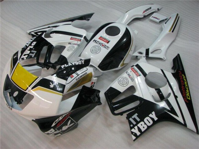 Blanco Negro Playboy Carenado Moto CBR 600 F3 95-98 Blanco Negro Playboy Carenado Moto CBR 600 F3 95-98