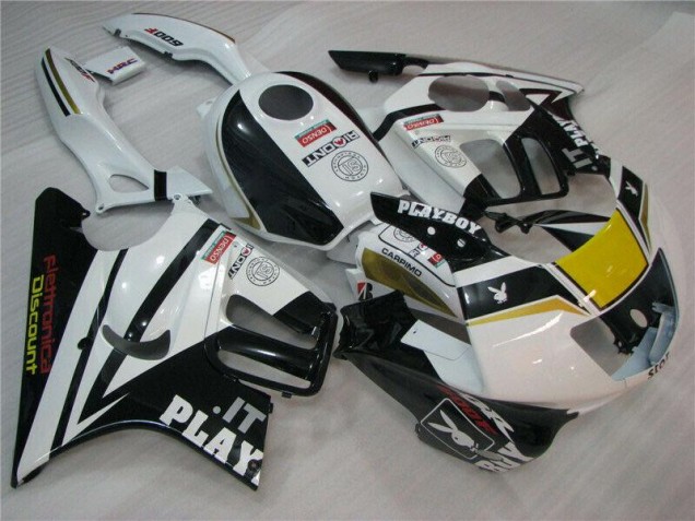 Blanco Negro Playboy Carenado Moto CBR 600 F3 95-98 Blanco Negro Playboy Carenado Moto CBR 600 F3 95-98