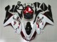 Blanco Negro Rojo Carenado Moto ZX6R 07-08 Blanco Negro Rojo Carenado Moto ZX6R 07-08