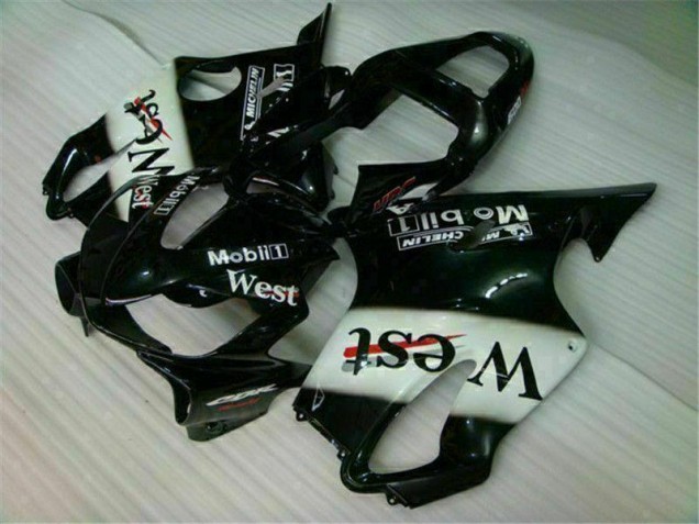 Blanco Negro West Carenado Moto CBR 600 F4i 01-03 Blanco Negro West Carenado Moto CBR 600 F4i 01-03