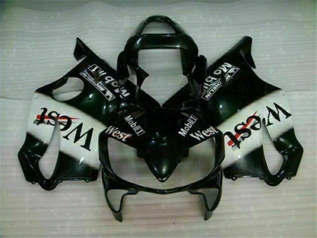 Blanco Negro West Carenado Moto CBR 600 F4i 01-03 Blanco Negro West Carenado Moto CBR 600 F4i 01-03