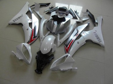 Blanco Perla Plata Carenado Moto R6 08-16