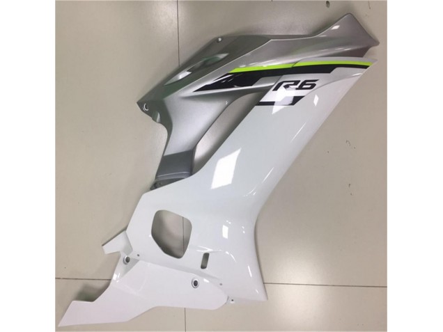 Blanco Plata Carenado Moto R6 17-23 Blanco Plata Carenado Moto R6 17-23