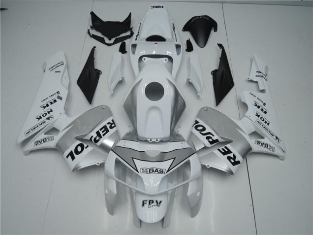 Blanco Plata Negro Repsol Carenado Moto CBR 600 RR 05-06