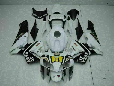 Blanco Playboy 14 Carenado Moto CBR 600 RR 05-06