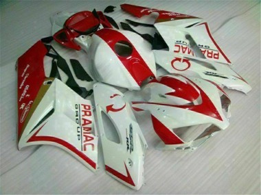 Blanco Rojo ABS Kits Carenado Moto CBR 1000 RR 04-05