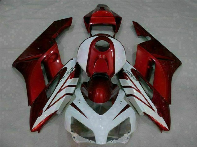 Blanco Rojo ABS Moto Plástico CBR 1000 RR 04-05 Blanco Rojo ABS Moto Plástico CBR 1000 RR 04-05
