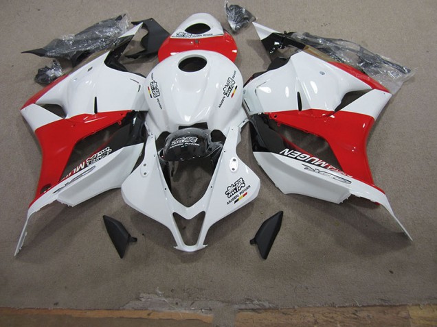 Blanco Rojo Carenado Moto CBR 600 RR 09-12 Blanco Rojo Carenado Moto CBR 600 RR 09-12