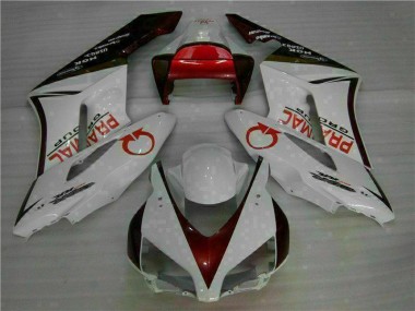 Blanco Rojo Kit Carenado Moto CBR 1000 RR 04-05