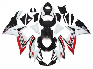 Blanco Rojo Negro Carenado Moto GSXR 600 / 750 K11 11-21
