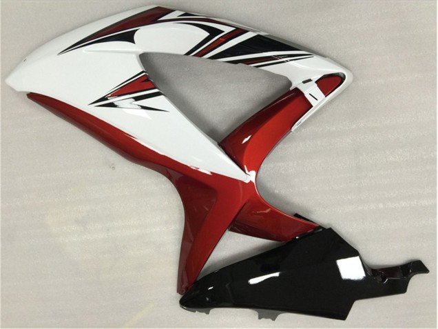 Blanco Rojo Negro Carenado Moto GSXR 600 / 750 K8 08-10 Blanco Rojo Negro Carenado Moto GSXR 600 / 750 K8 08-10