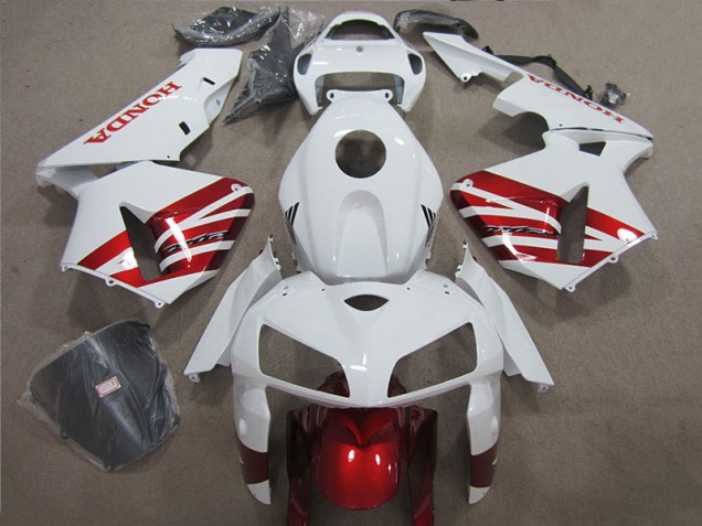 Blanco Rojo Negro Kits Completo Carenado Moto CBR 1000 RR 04-05