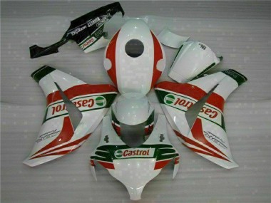 Blanco Rojo Plástica Moto CBR 1000 RR 08-11