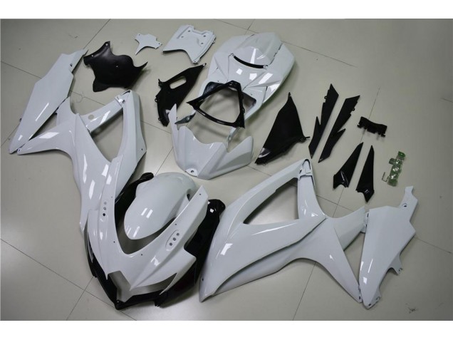 Brillante Blanco Carenado Moto GSXR 600 / 750 K8 08-10 Brillante Blanco Carenado Moto GSXR 600 / 750 K8 08-10