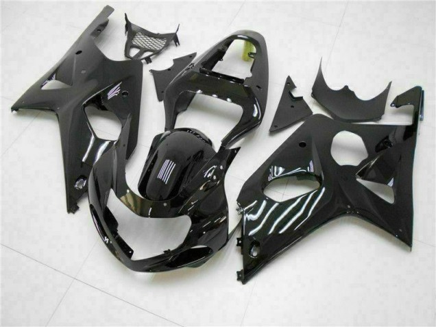 Brillante Negro Carenado Moto GSXR 1000 K1 00-02 Brillante Negro Carenado Moto GSXR 1000 K1 00-02