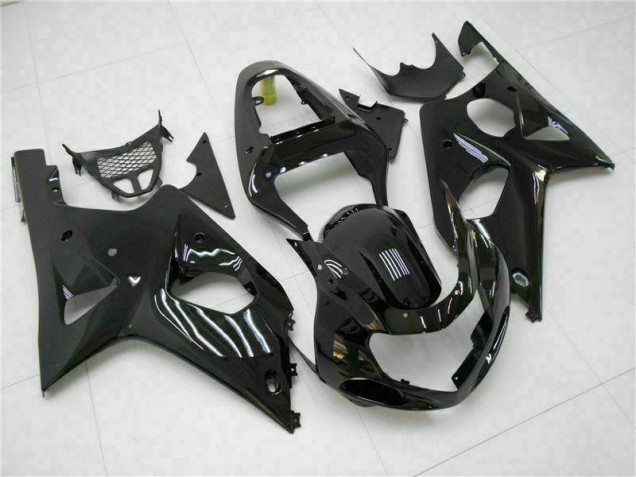 Brillante Negro Carenado Moto GSXR 1000 K1 00-02 Brillante Negro Carenado Moto GSXR 1000 K1 00-02