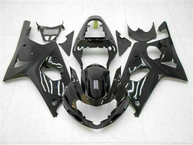 Brillante Negro Carenado Moto GSXR 1000 K1 00-02 Brillante Negro Carenado Moto GSXR 1000 K1 00-02