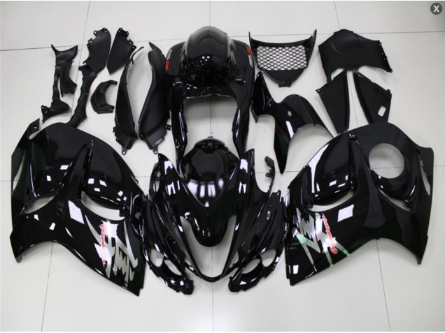 Brillante Negro Carenado Moto GSXR 1300 Hayabusa 08-19