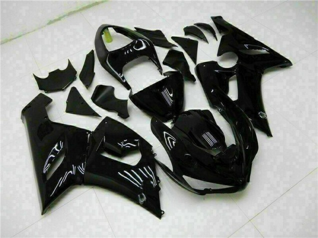 Brillante Negro Carenado Moto ZX6R 05-06 Brillante Negro Carenado Moto ZX6R 05-06
