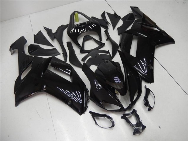 Brillante Negro Kits Carenado Moto ZX6R 07-08 Brillante Negro Kits Carenado Moto ZX6R 07-08