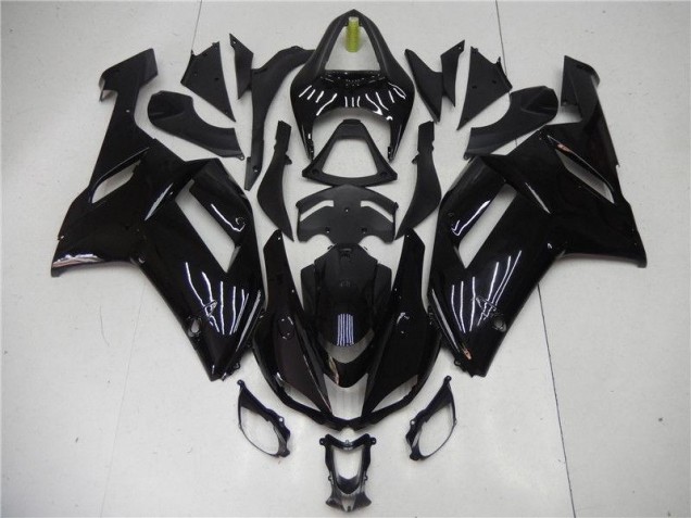 Brillante Negro Kits Carenado Moto ZX6R 07-08 Brillante Negro Kits Carenado Moto ZX6R 07-08