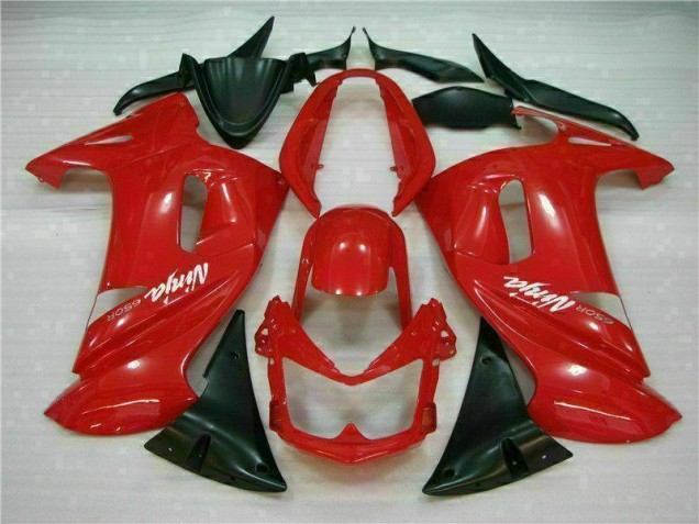 Brillante Rojo Carenado Moto EX650 06-08 Brillante Rojo Carenado Moto EX650 06-08
